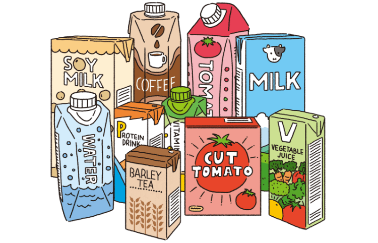 テトラパック ロングライフ紙パック 日常に、ロングライフ紙パックを。